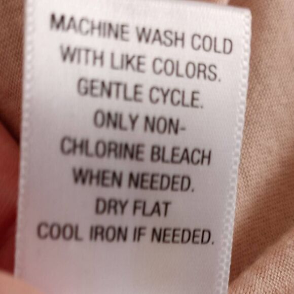 SIMPLY VERA VERA WANG BLUSH & CREAM TOP SZ.M EUC - Picture 8 of 8